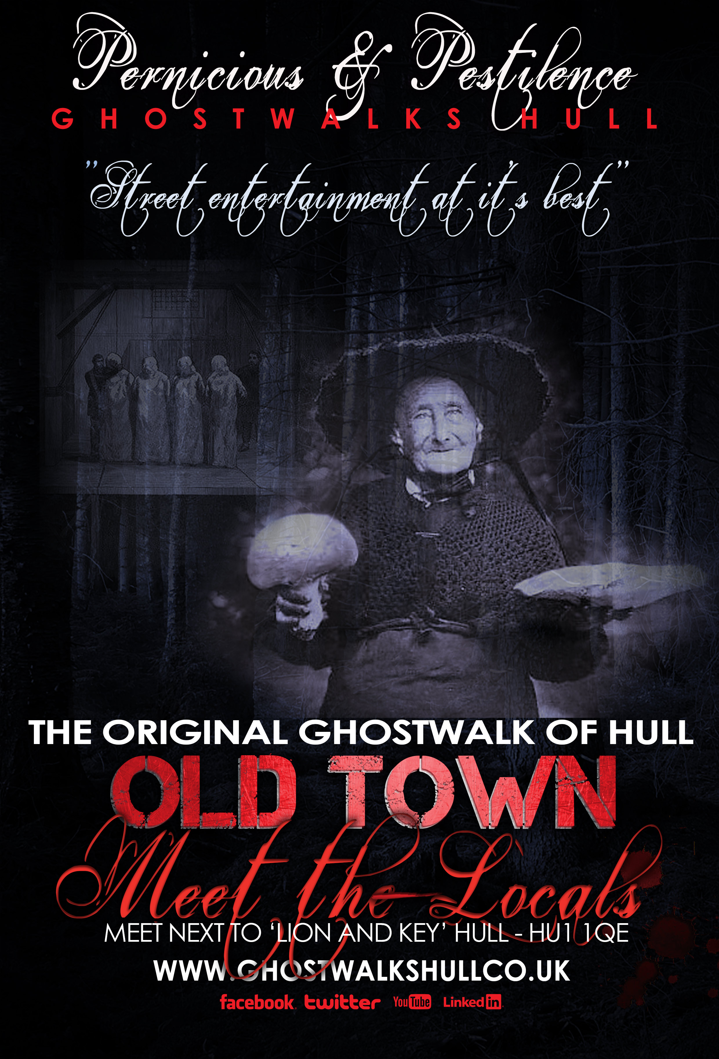 halloween witch hull ghost walks